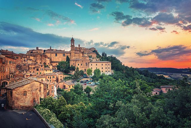 Scorcio italiano colorato